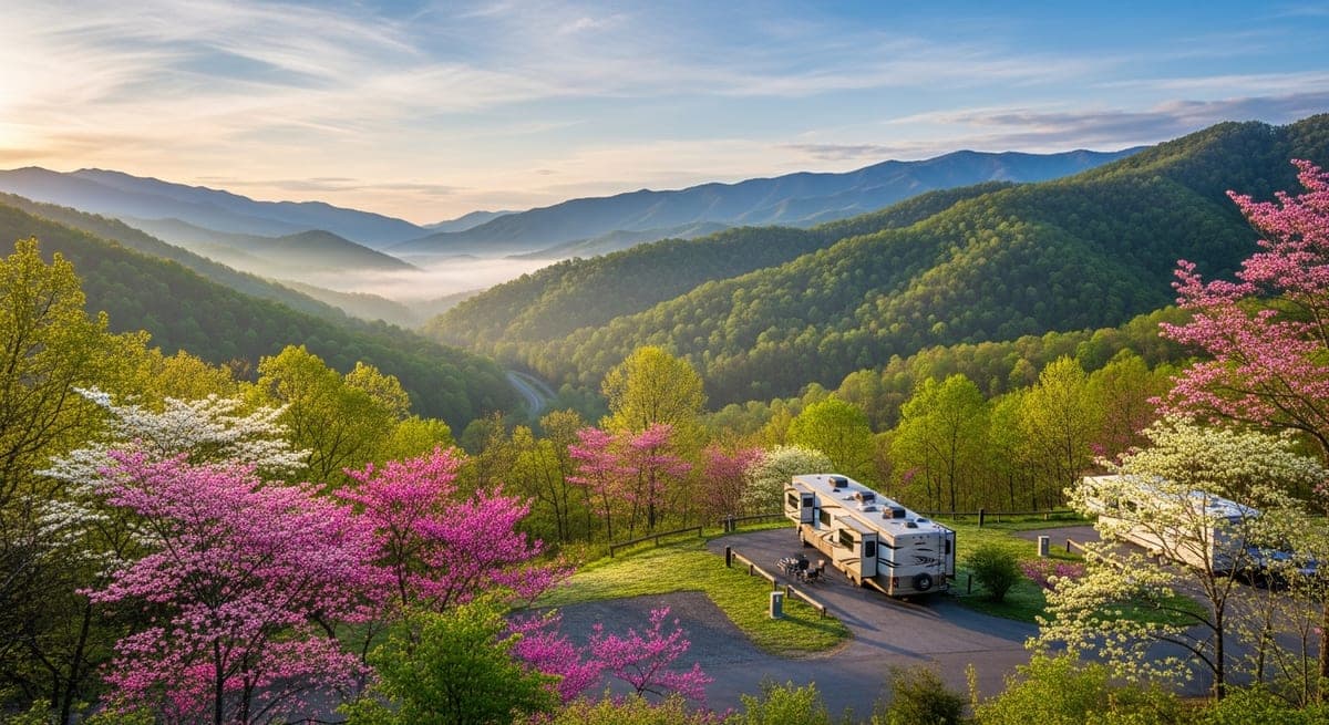 Great Smoky Mountains RV Camping: The Complete Spring Guide (Sites, Routes & Timing)