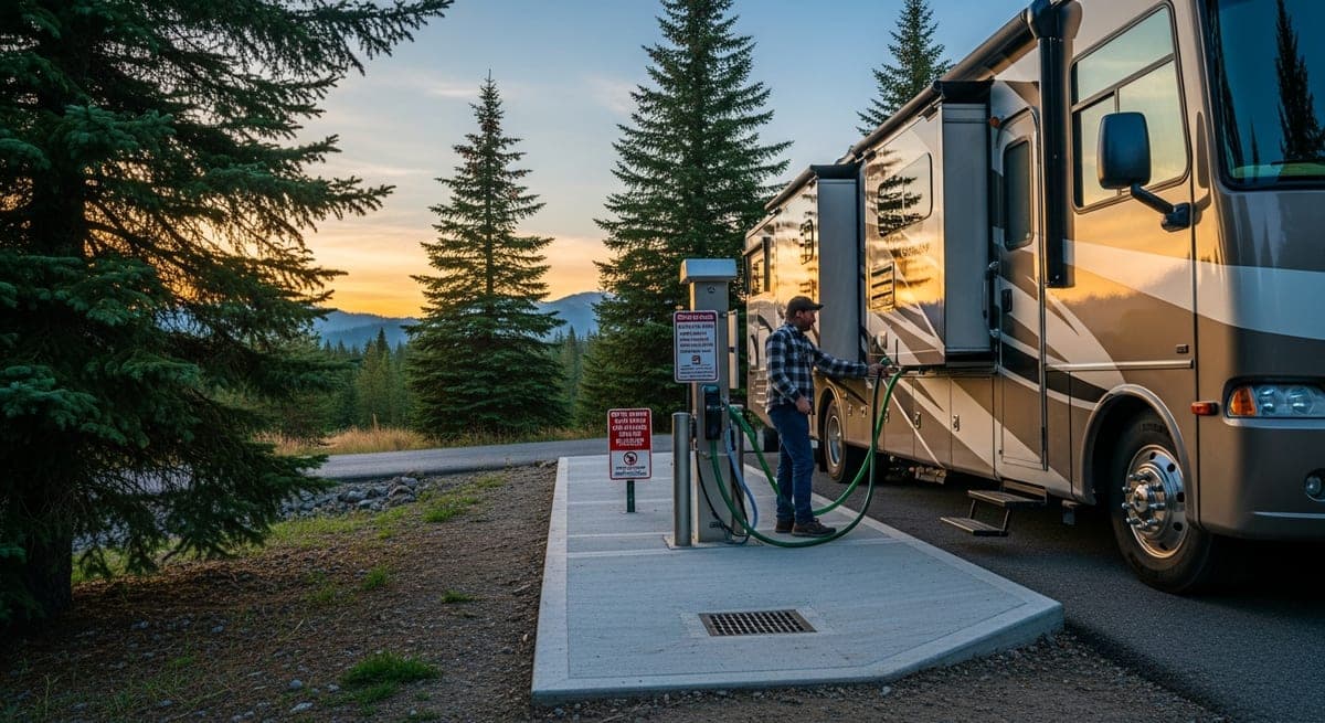 RV Dump Station Guide: How to Empty Your Tanks Safely and Correctly