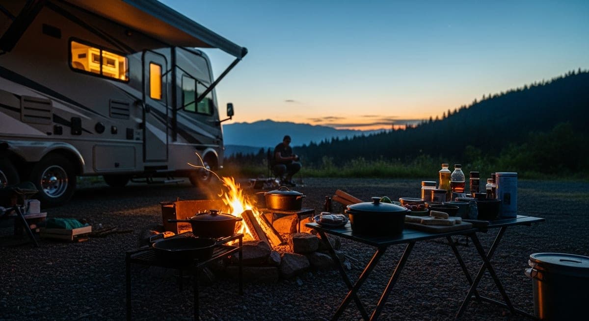 RV Campfire Cooking: Recipes and Techniques for Real Meals Over an Open Fire