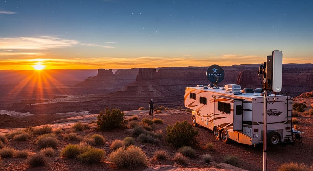 What RV Full-Timers Actually Run for Internet in 2026 — and Where Each Option Breaks Down