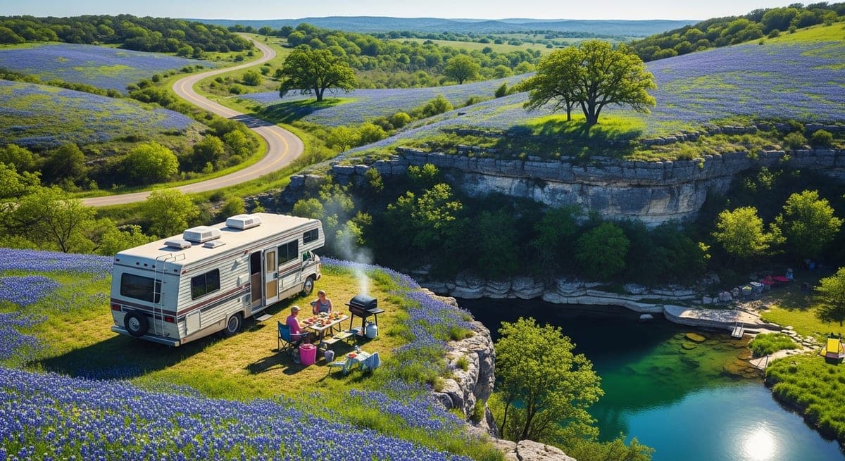 The Ultimate Texas Hill Country RV Road Trip: Bluebonnets, BBQ & Hidden Swimming Holes